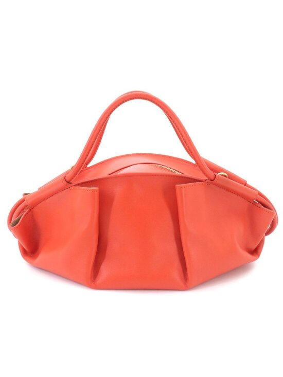 Loewe Paseo Small Bag - Sunrise Orange | Editorialist Loewe Paseo Small 2-Way Bag Leather Orange Gold